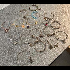 Huge LOT of Alex and Ani Bracelets- Used Condition